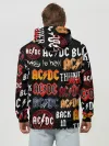 Худи мужской база хлопок / AC DC LOGOBOMBING