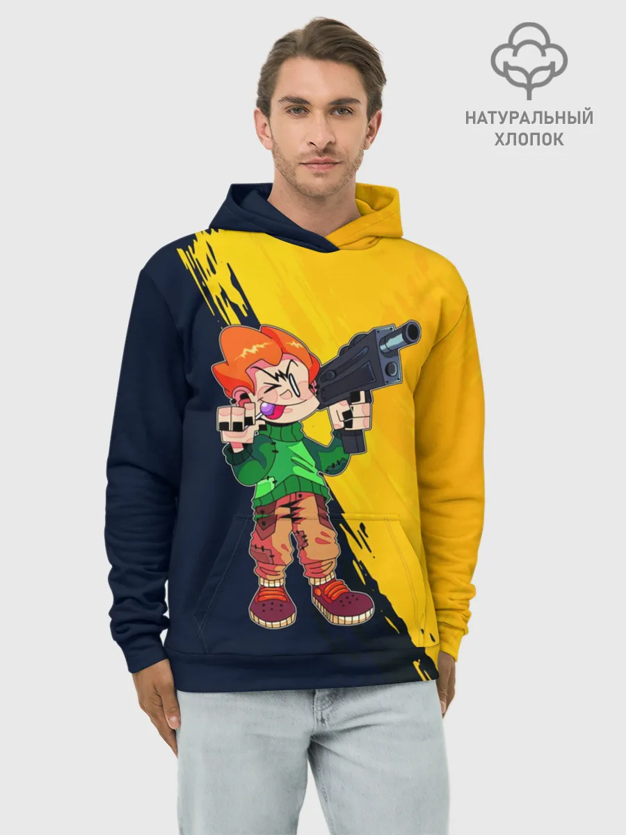 Худи мужской база хлопок / FNF PICO / ПИКО