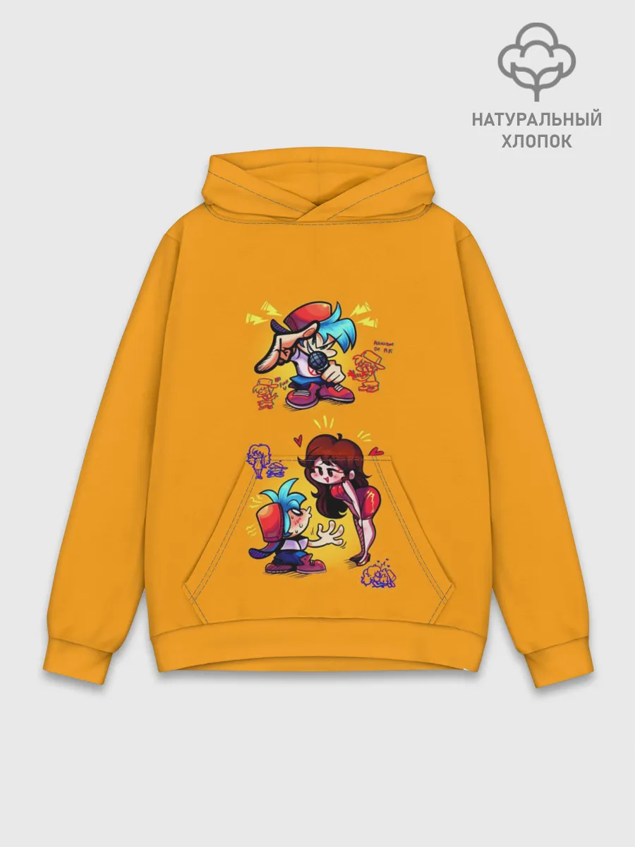 Худи мужской база хлопок / Boyfriend and Girlfriend FNF