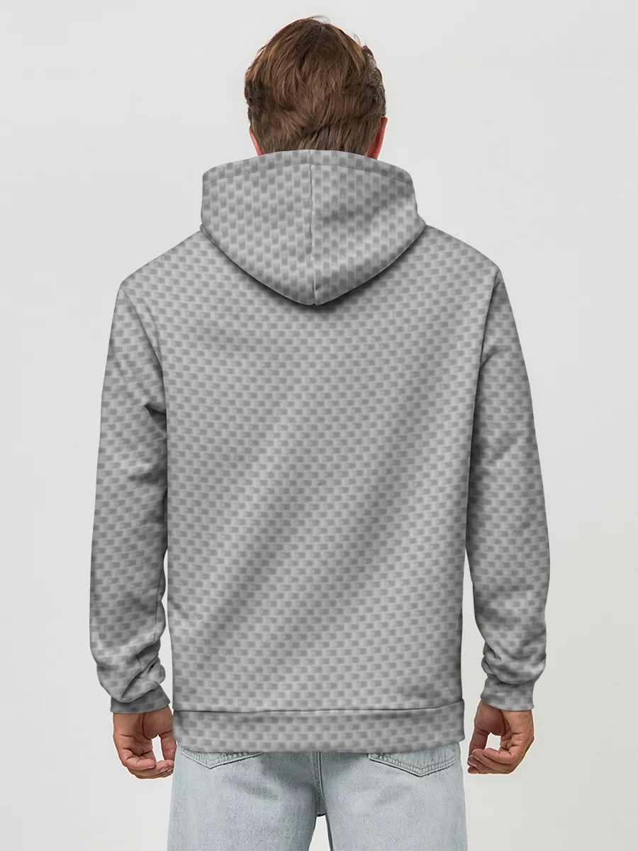 Худи мужской база хлопок / GRAY CARBON