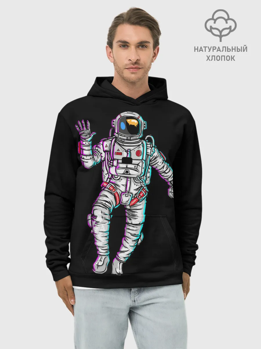 Худи мужской база хлопок / Космонавт