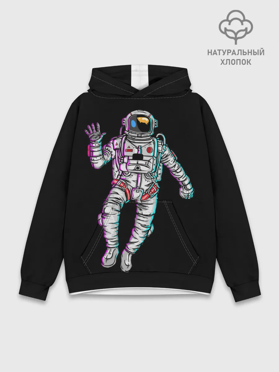 Худи мужской база хлопок / Космонавт