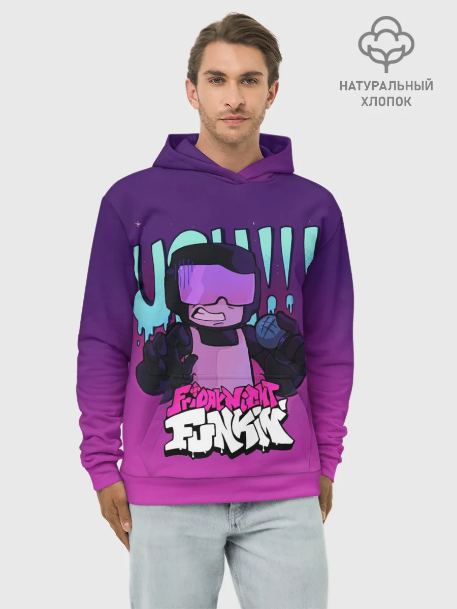 Худи мужской база хлопок / Сержант Джон Капитан