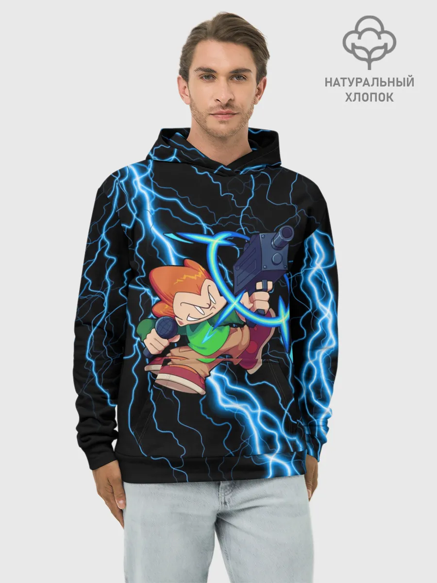 Худи мужской база хлопок / Пико