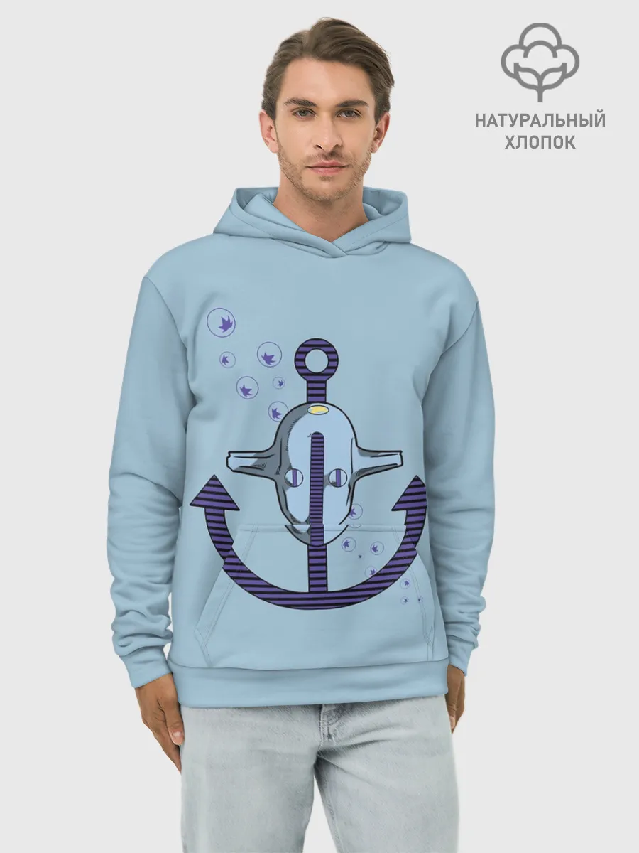 Худи мужской база хлопок / Soft & Wet. JoJo