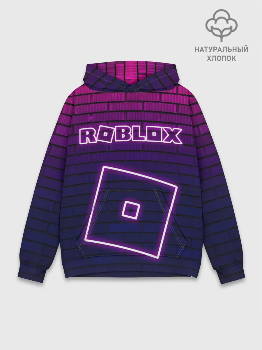 Худи мужской база хлопок / ROBLOX / РОБЛОКС / НЕОН
