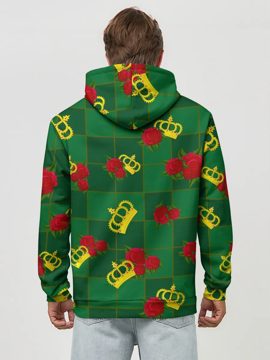 Худи мужской база хлопок / Короны и розы