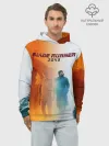 Худи мужской база хлопок / Рик Декард и Кей BR2049