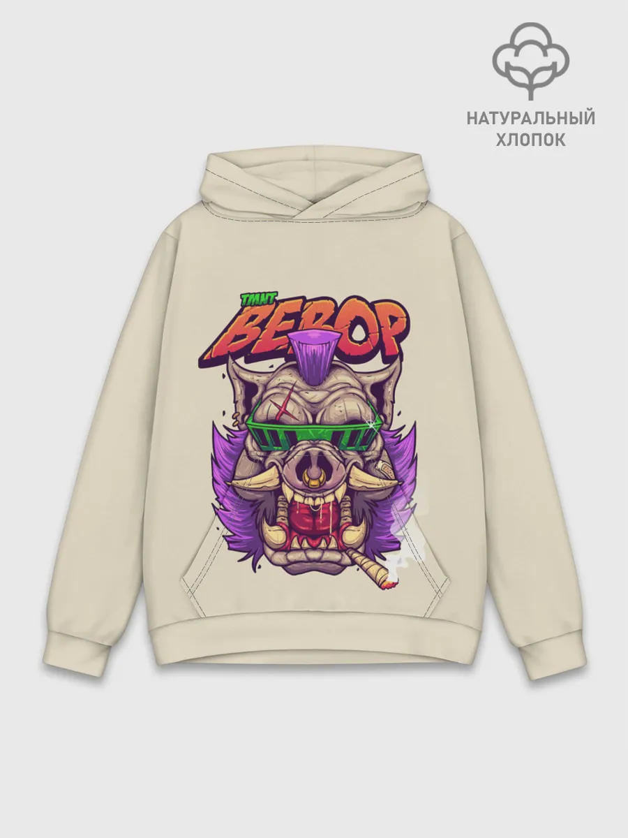 Худи мужской база хлопок / Злой Бибоп