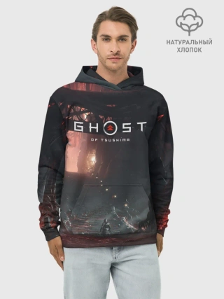 Худи мужской база хлопок / Samurai | Ghost of Tsushima