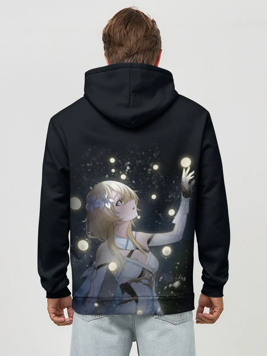 Худи мужской база хлопок / ЛЮМИН | LUMINE | GENSHIN