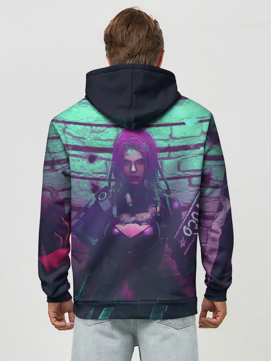 Худи мужской база хлопок / FREE FIRE