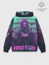 Худи мужской база хлопок / FREE FIRE