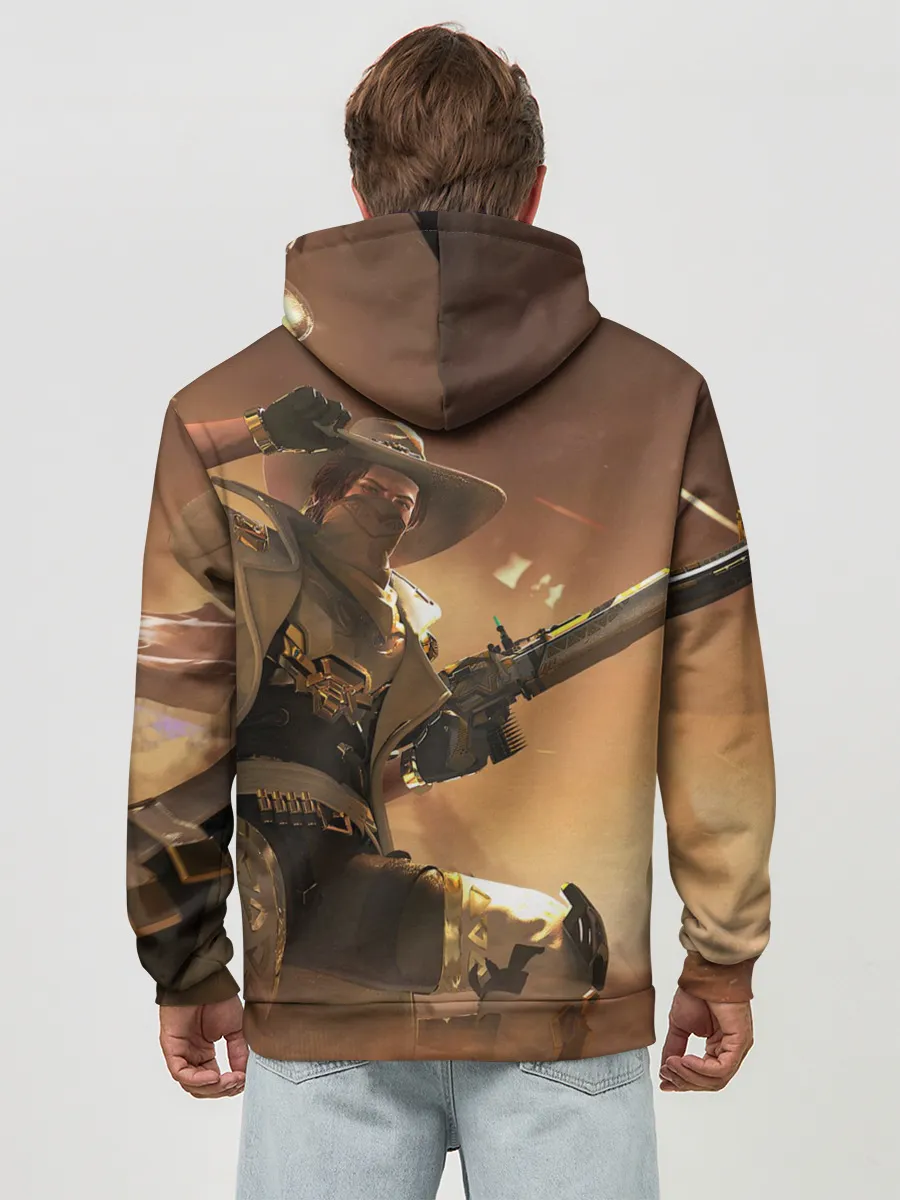 Худи мужской база хлопок / FREE FIRE