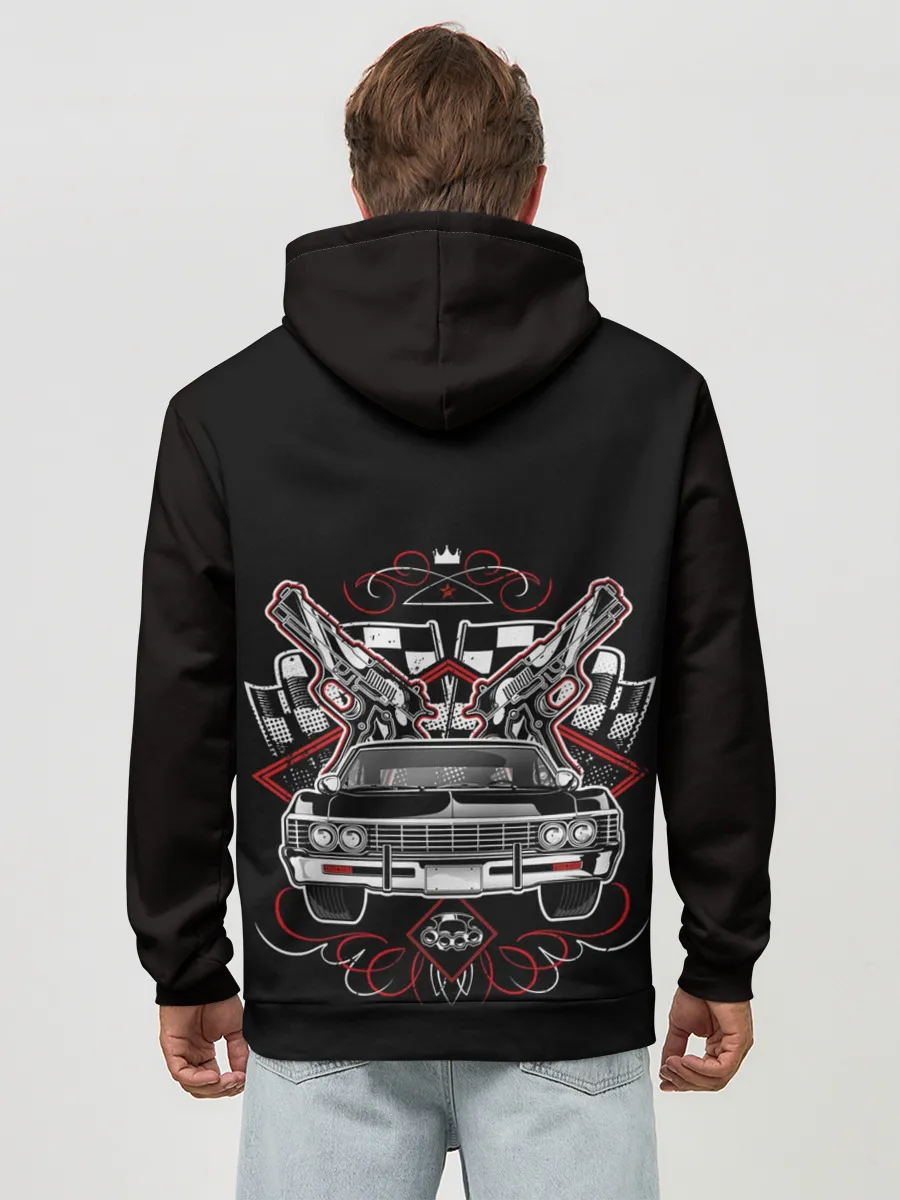 Худи мужской база хлопок / МАШИНА