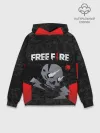 Худи мужской база хлопок / FREE FIRE