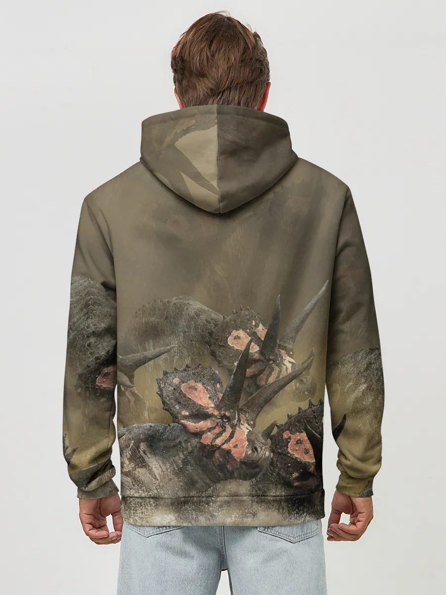 Худи мужской база хлопок / Jurassic World | Мир Юрского Периода