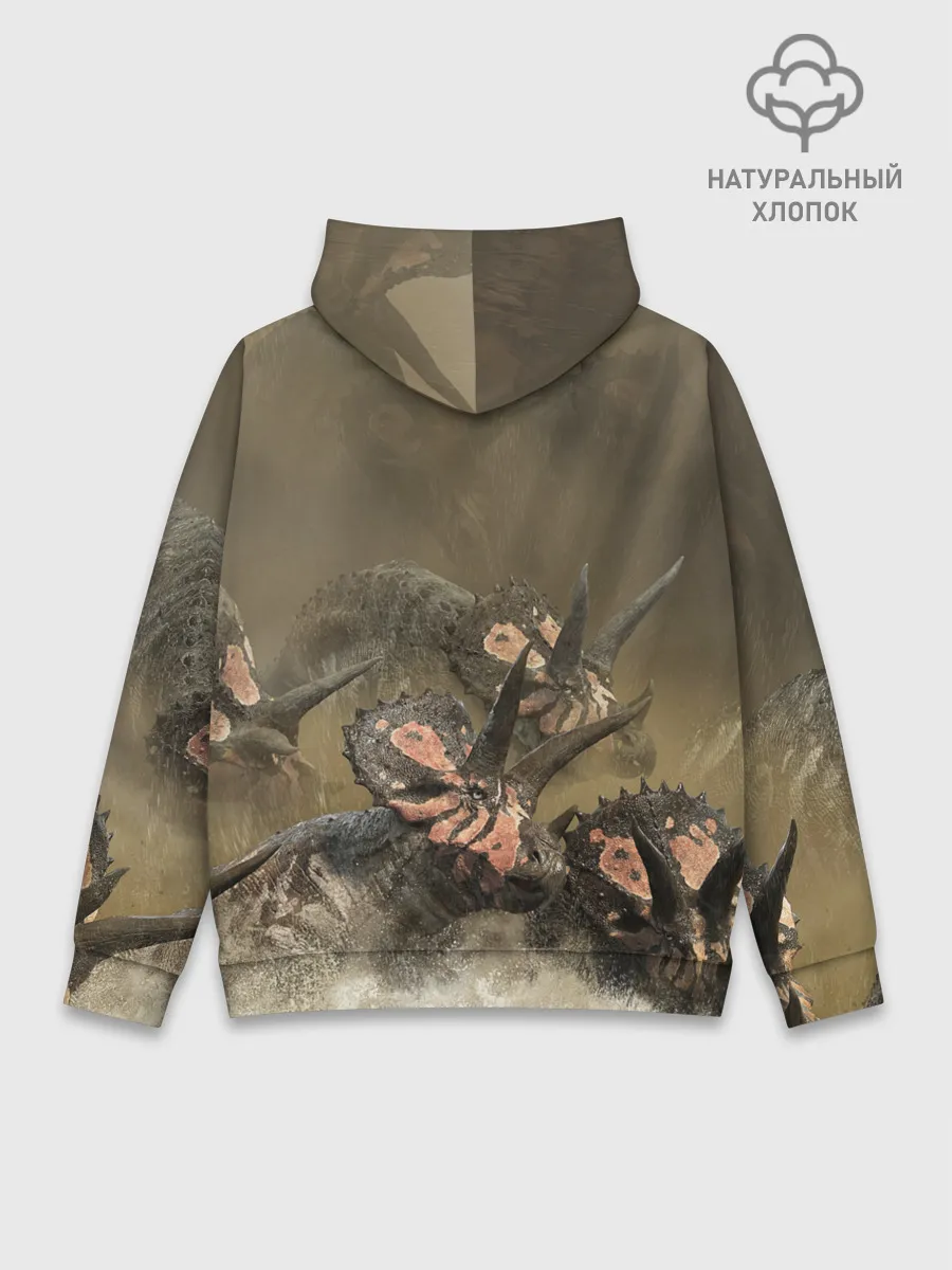 Худи мужской база хлопок / Jurassic World | Мир Юрского Периода