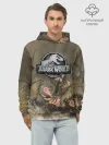 Худи мужской база хлопок / Jurassic World | Мир Юрского Периода