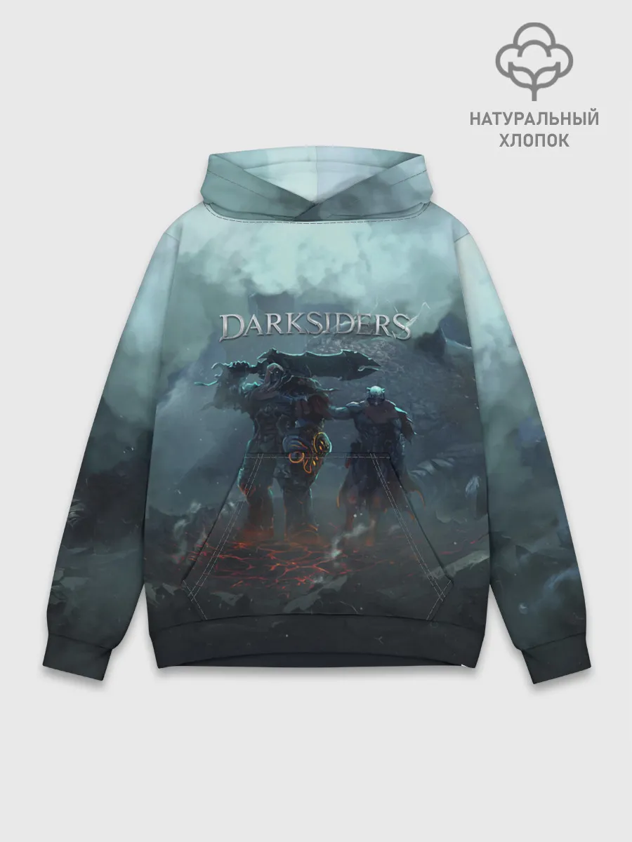 Худи мужской база хлопок / Darksiders | Гнев Войны