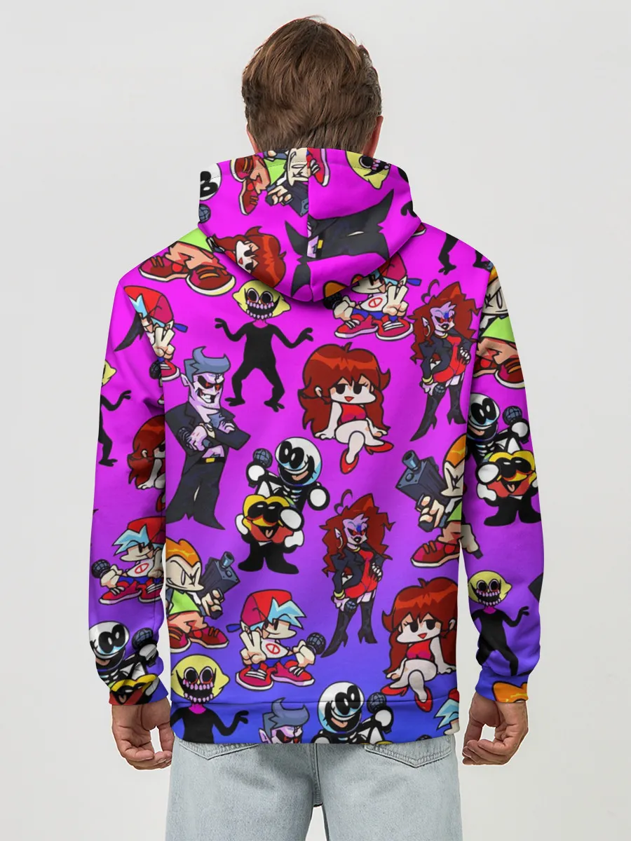 Худи мужской база хлопок / FRIDAY NIGHT FUNKIN / ГЕРОИ