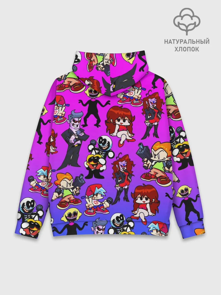 Худи мужской база хлопок / FRIDAY NIGHT FUNKIN / ГЕРОИ