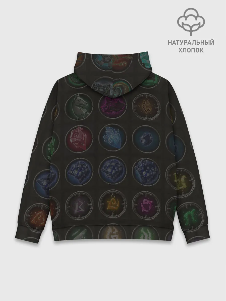 Худи мужской база хлопок / Руны | Darksiders 3