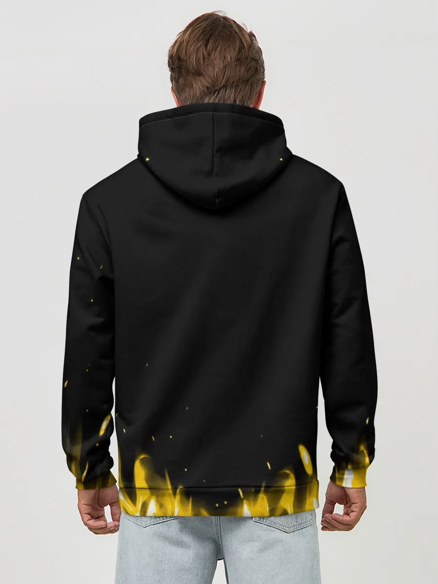 Худи мужской база хлопок / Ария - Герой асфальта