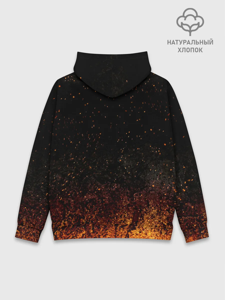 Худи мужской база хлопок / Ария в огне