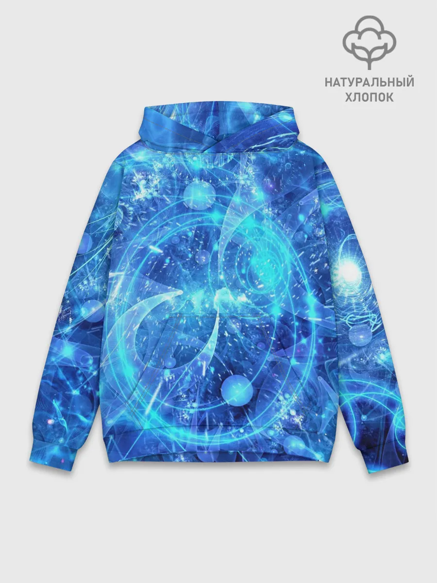 Худи мужской база хлопок / Вибрация воздуха