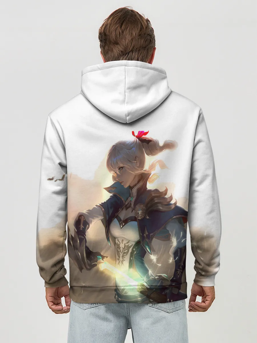Худи мужской база хлопок / GENSHIN IMPACT ДЕВУШКА
