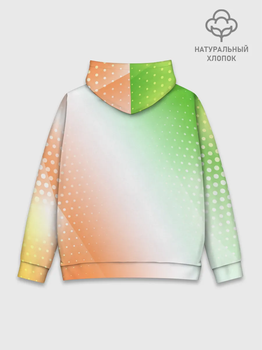 Худи мужской база хлопок / Поп Ит - Динозавр - Абстракция