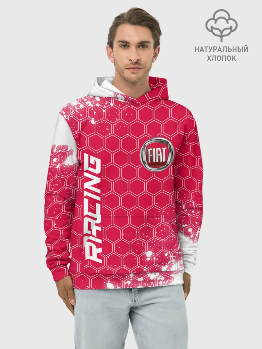 Худи мужской база хлопок / Fiat - Racing