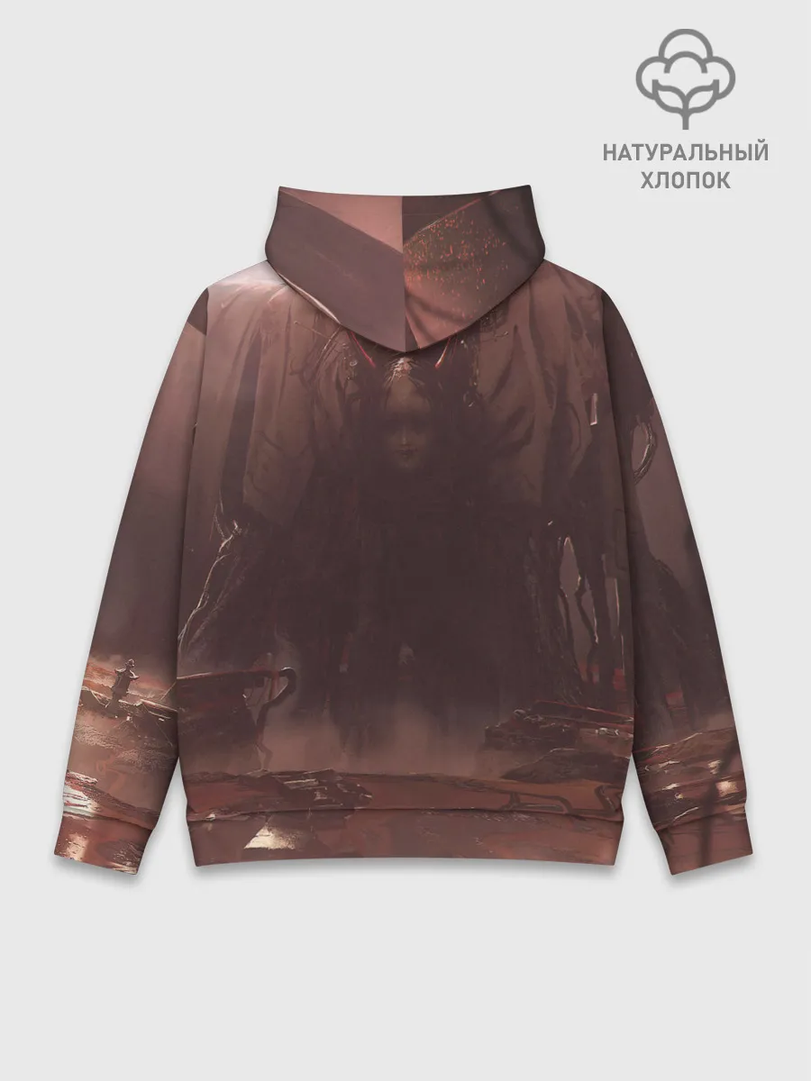 Худи мужской база хлопок / Demon Tsushima | Демон