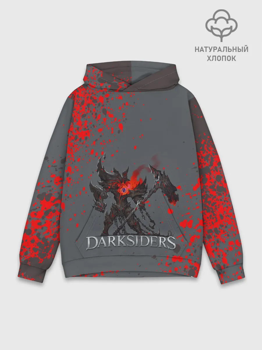 Худи мужской база хлопок / Darksiders | Гнев Войны
