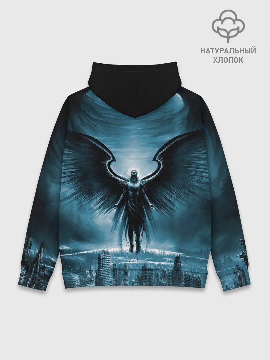 Худи мужской база хлопок / Ангел