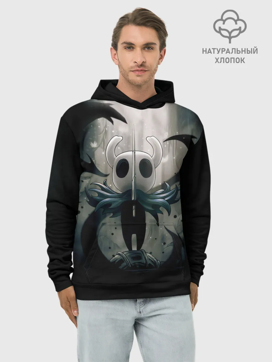 Худи мужской база хлопок / Hollow Knight