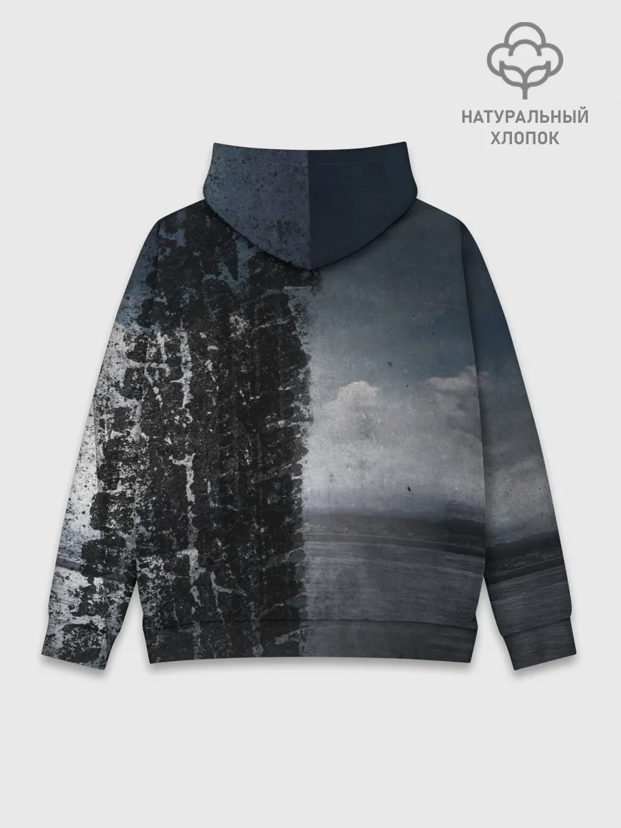 Худи мужской база хлопок / Дальнобой | Red Truck