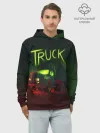 Худи мужской база хлопок / Truck neon
