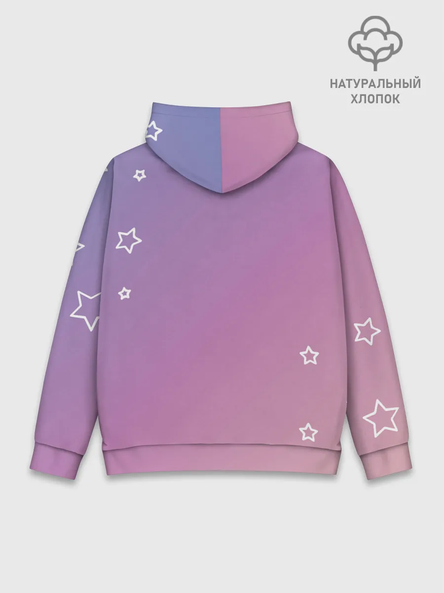 Худи мужской база хлопок / Знак Лев