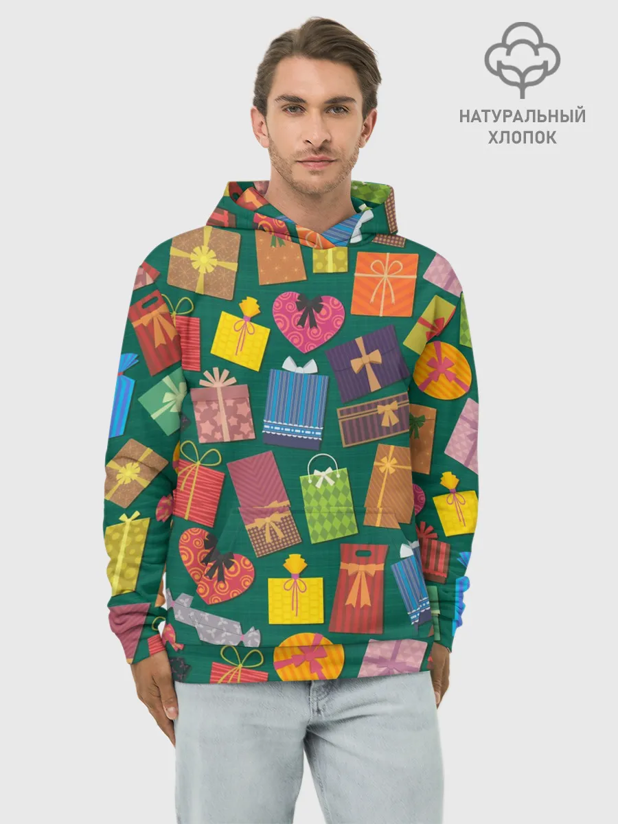 Худи мужской база хлопок / Подарки