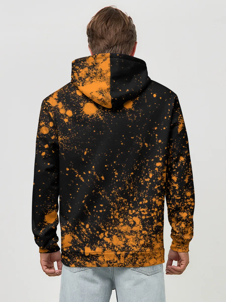 Худи мужской база хлопок / Лиса - В Шарфике - Взрыв