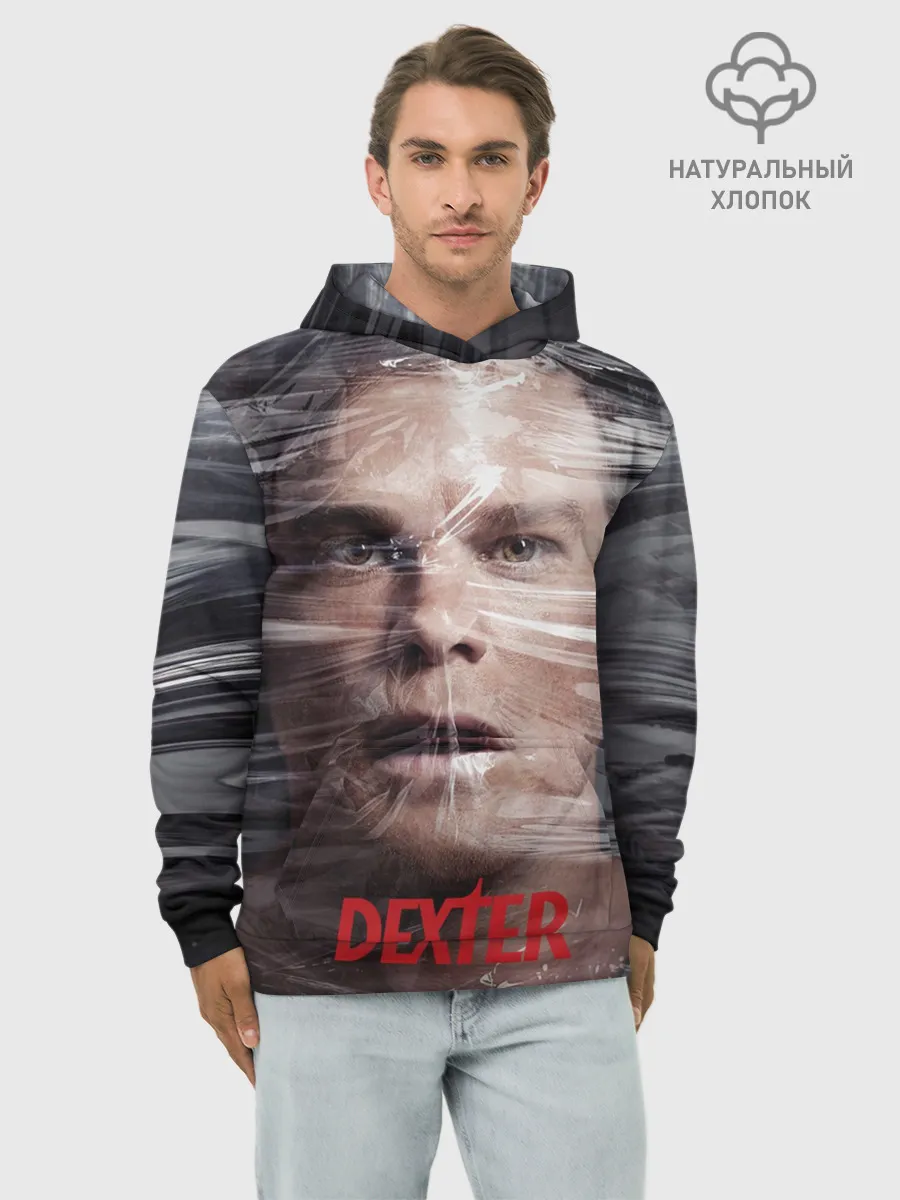 Худи мужской база хлопок / Декстер Морган в пленке