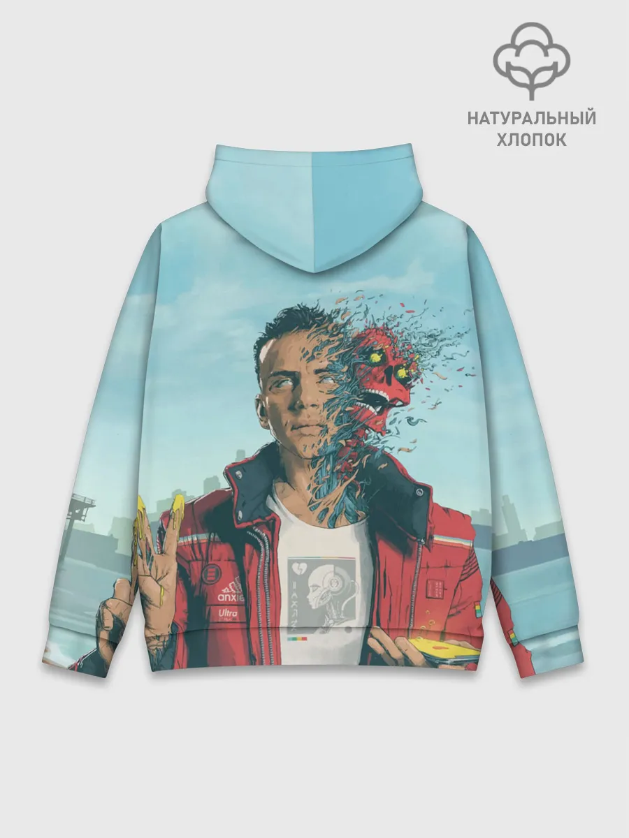 Худи мужской база хлопок / Обложка Logic