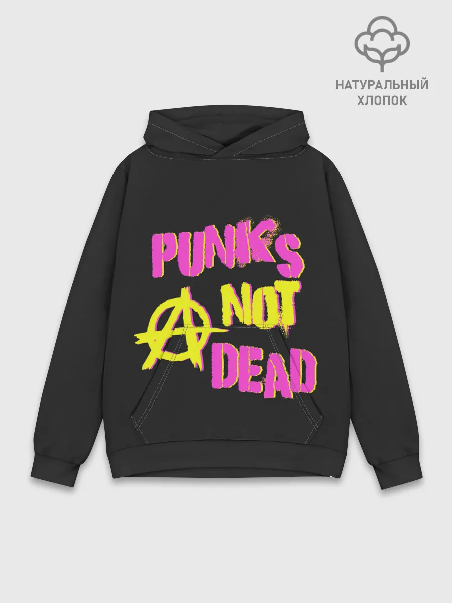 Худи мужской база хлопок / Панк анархия