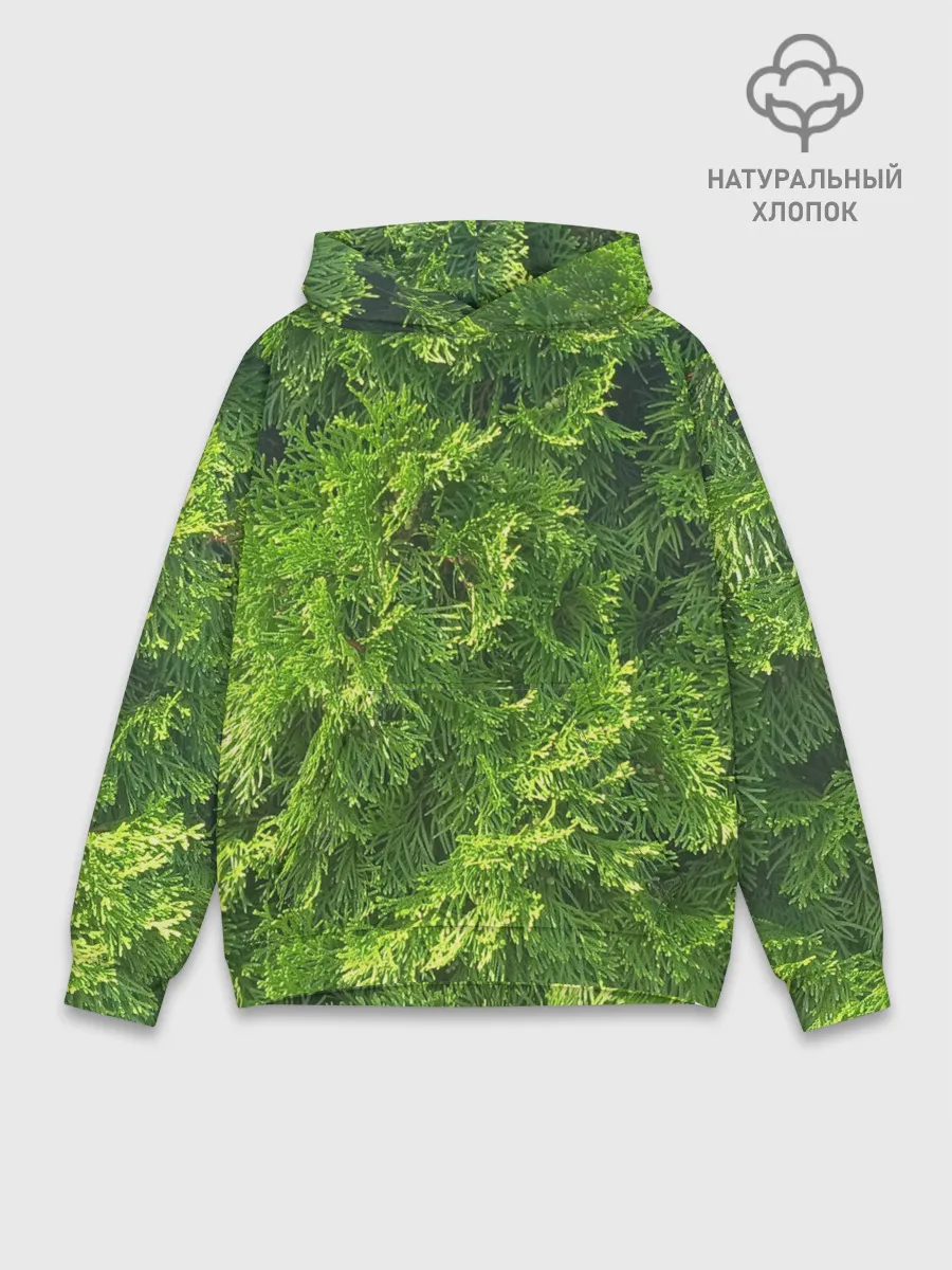 Худи мужской база хлопок / Хвойная масса