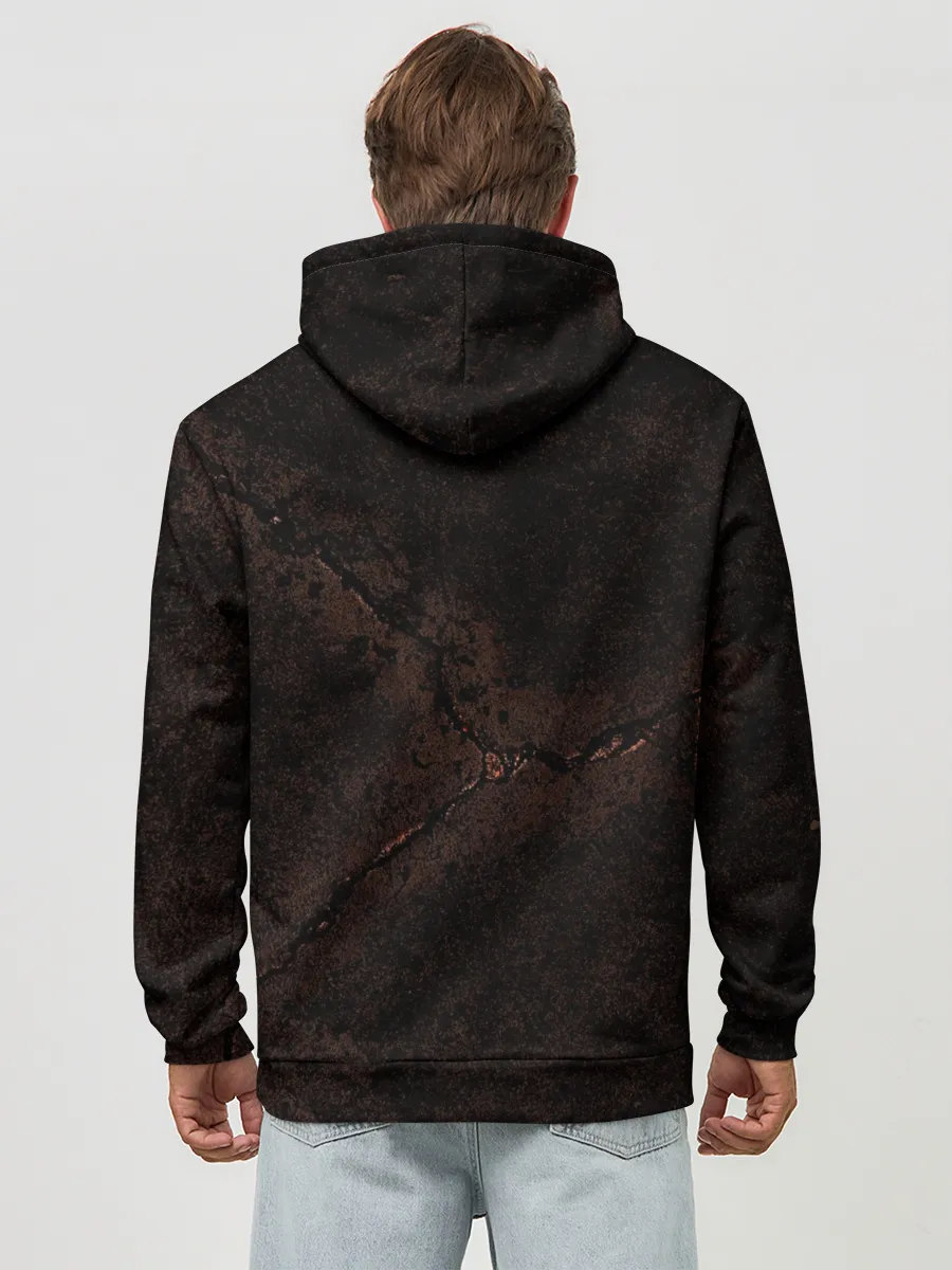 Худи мужской база хлопок / PUBG | ПАБГ NEON