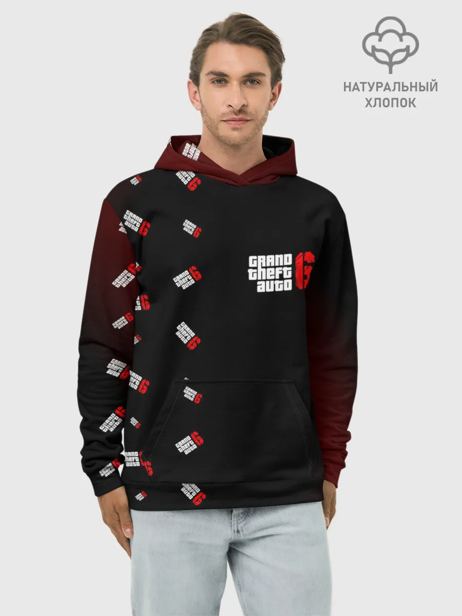 Худи мужской база хлопок / ГТА 6 - Соты