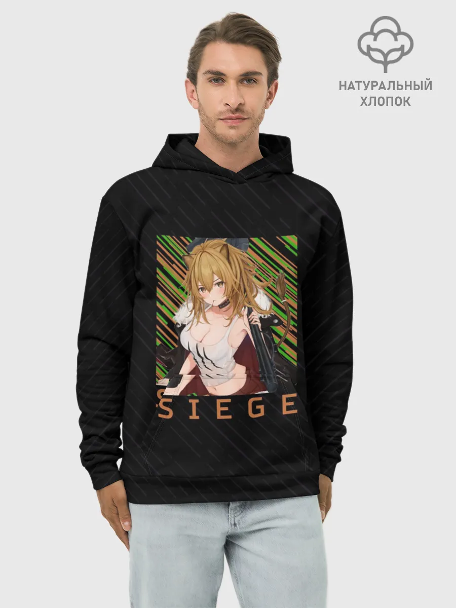 Худи мужской база хлопок / Сидж Arknights