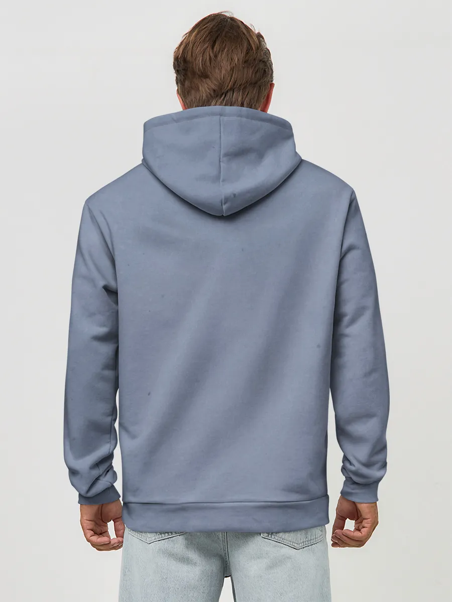 Худи мужской база хлопок / Череп с маской КиШ